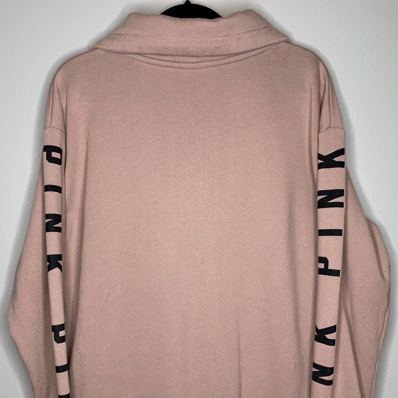 PINK Victoria's Secret - Mauve Quarter Zip - Picture 2 of 5